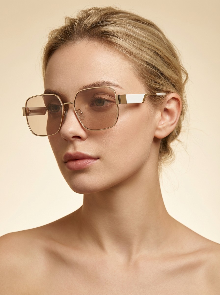 Sergio Μπεζ Διάφανα Γυαλιά Ηλίου