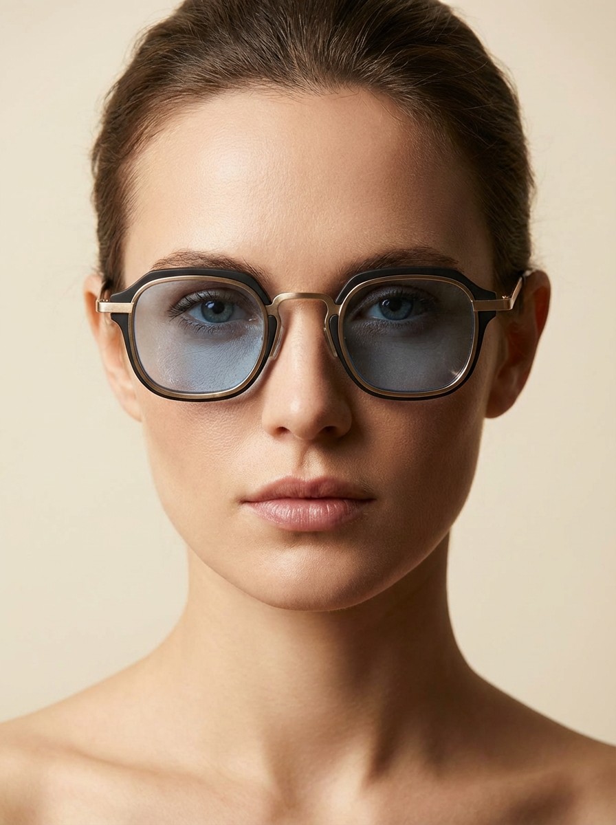 Haris Γαλάζια Διάφανα Γυαλιά Ηλίου