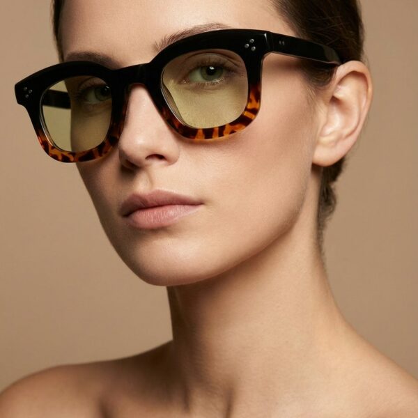 Stacy Λαχανί Διάφανα Γυαλιά Ηλίου