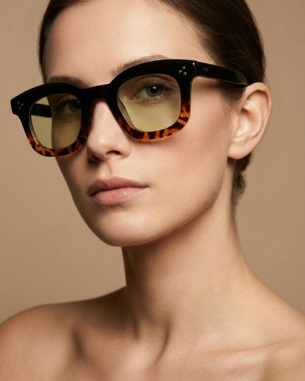 Stacy Λαχανί Διάφανα Γυαλιά Ηλίου