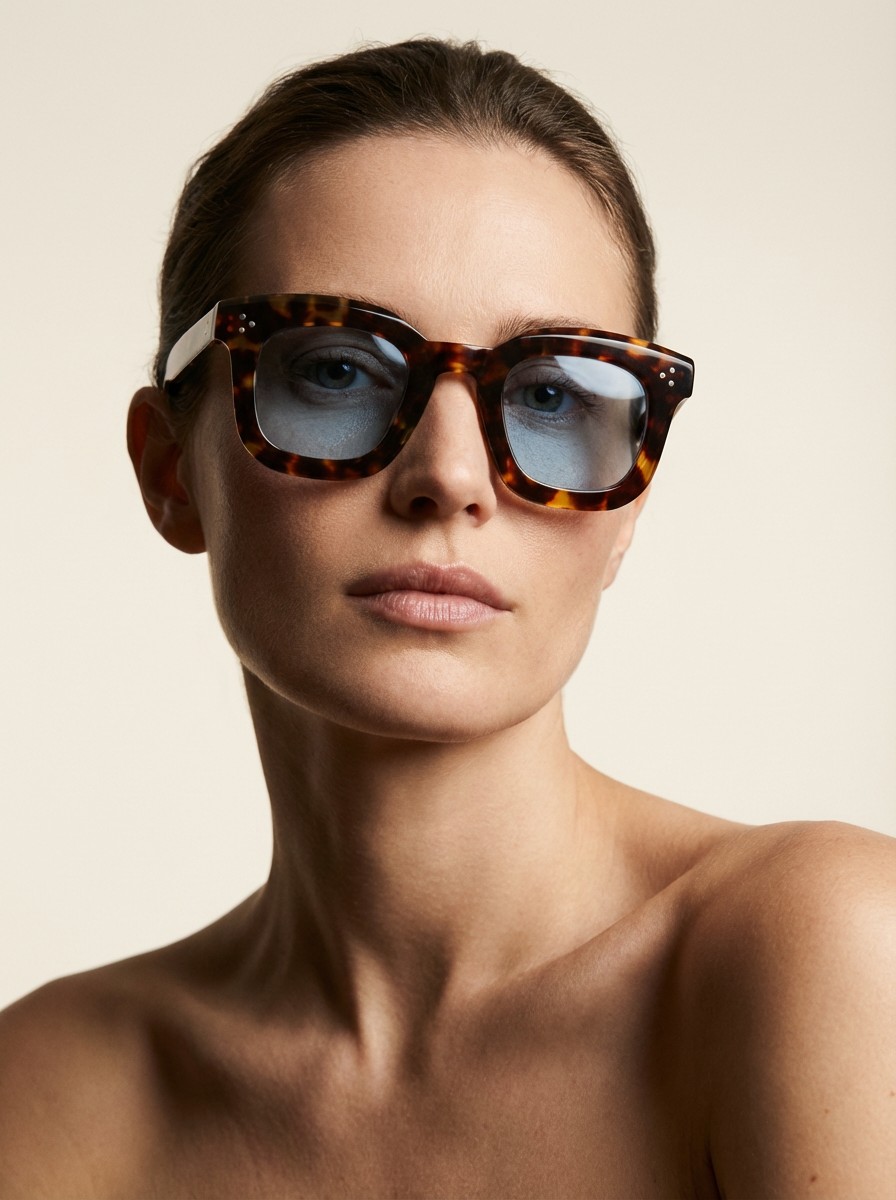 Stacy Γαλάζιο Διάφανα Γυαλιά Ηλίου