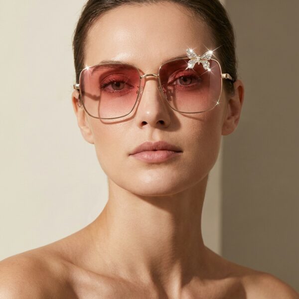 Dess Ροζ Διάφανα Γυαλιά Ηλίου