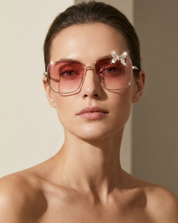 Dess Ροζ Διάφανα Γυαλιά Ηλίου