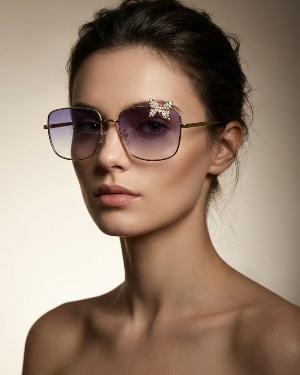 Dess Λιλά Διάφανα Γυαλιά Ηλίου