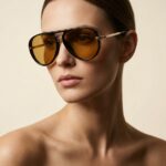 Dolores Μπεζ Διάφανα Γυαλιά Ηλίου