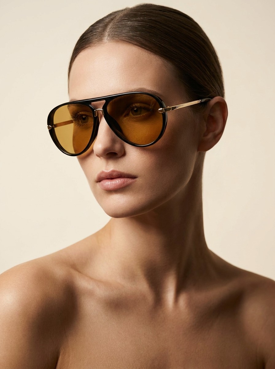 Dolores Μπεζ Διάφανα Γυαλιά Ηλίου