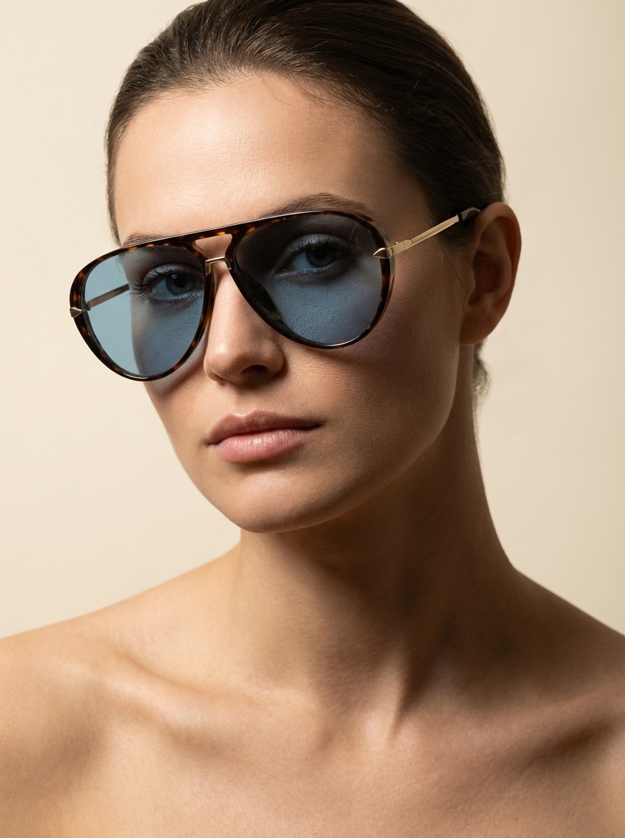 Dolores Γαλάζια Διάφανα Γυαλιά Ηλίου