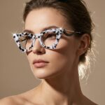 Kiera Άσπρα Μαύρα Γυαλιά