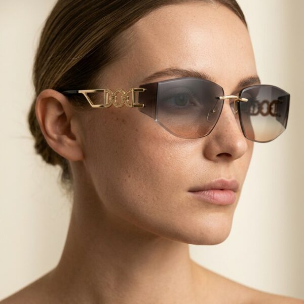 Marion Μαύρο Μπεζ Γυαλιά Ηλίου