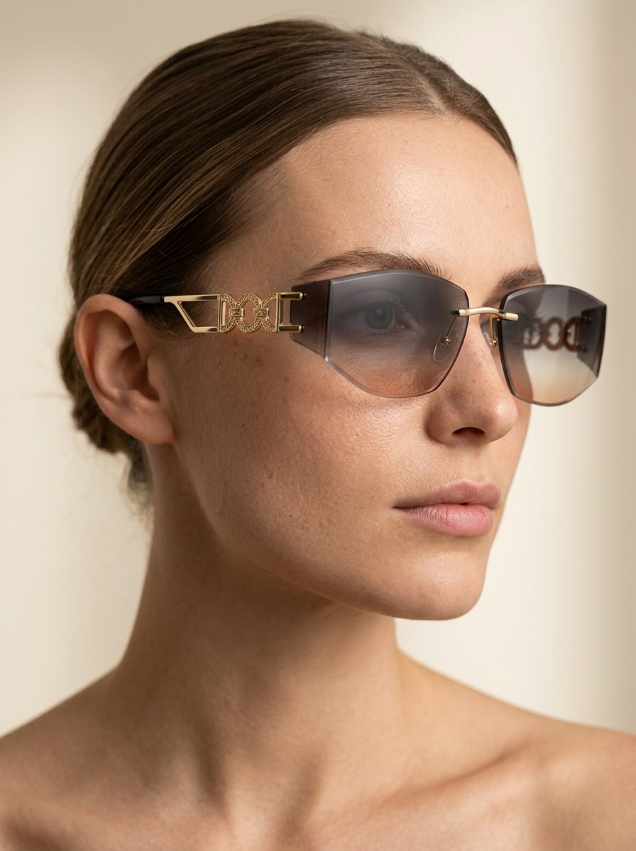 Marion Μαύρο Μπεζ Γυαλιά Ηλίου