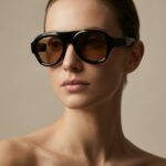 Peggy Μαύρα Μπεζ Διάφανα 3d Γυαλιά ηλίου