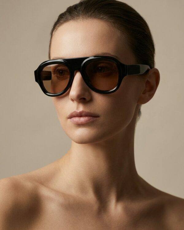 Peggy Μαύρα Μπεζ Διάφανα 3d Γυαλιά ηλίου