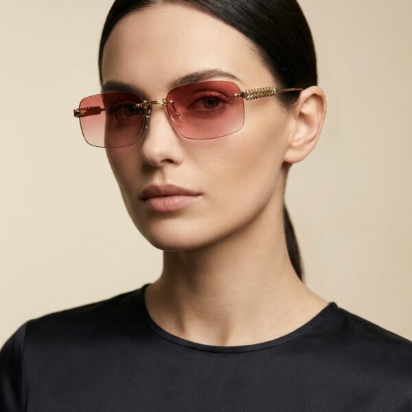 Tol Ροζ Διάφανο Γυαλί Ηλίου