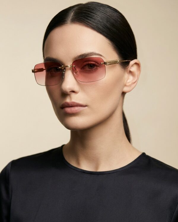 Tol Ροζ Διάφανο Γυαλί Ηλίου