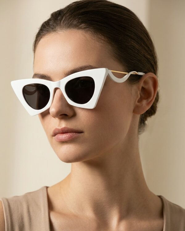 Kiera Λευκά Γυαλιά Ηλίου