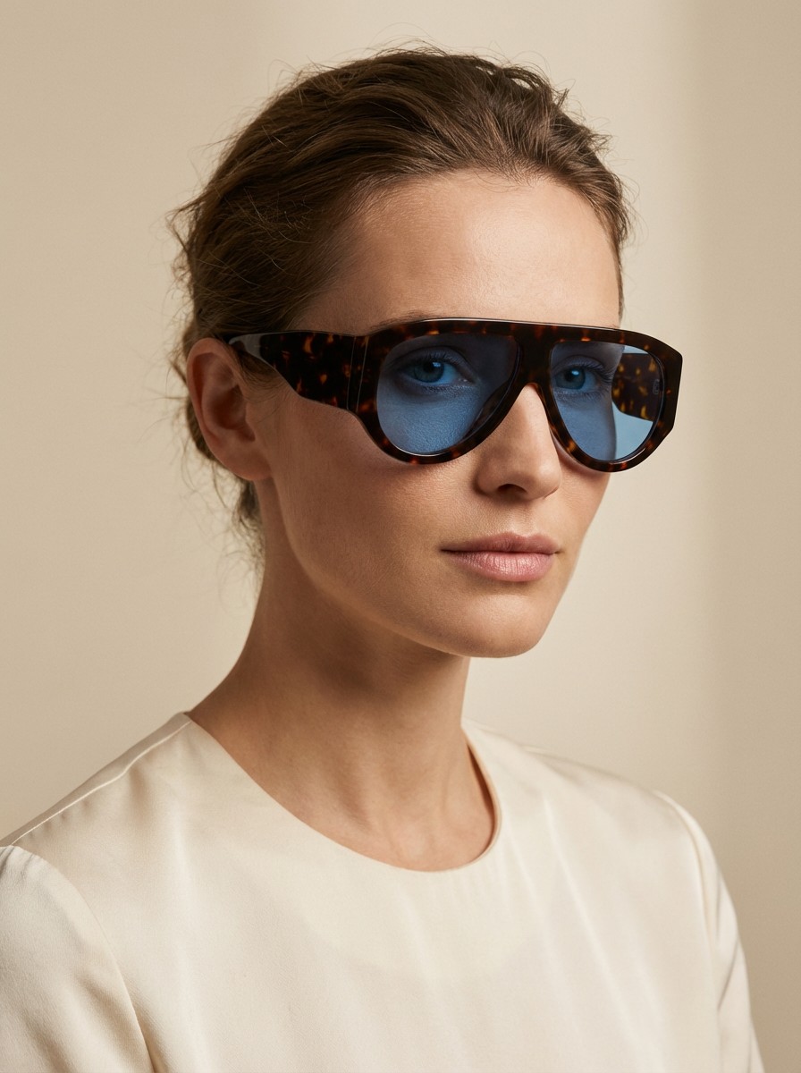 Dali Γαλάζια Διάφανα γυαλιά ηλίου