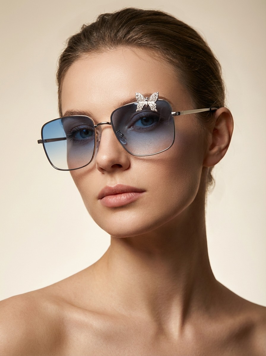 Dess Γαλάζια Διάφανα Γυαλιά Ηλιου