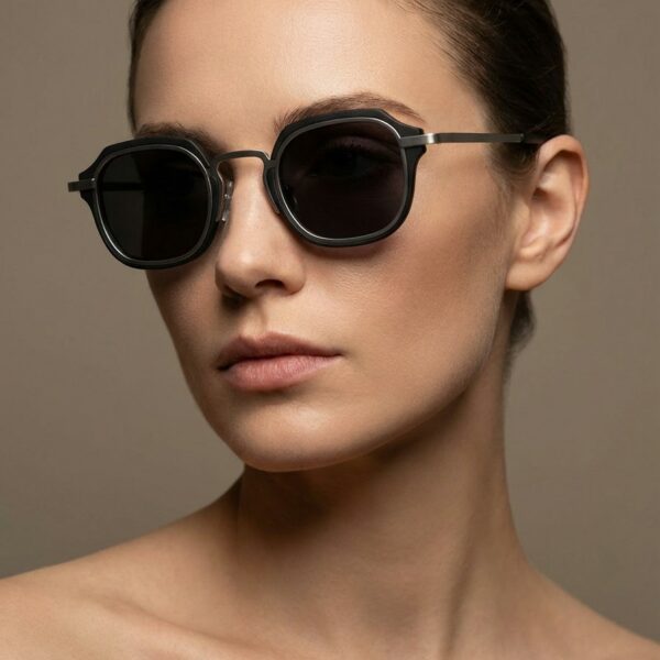 Haris Μαύρο Ασημί Γυαλιά Ηλίου