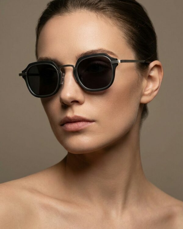 Haris Μαύρο Ασημί Γυαλιά Ηλίου