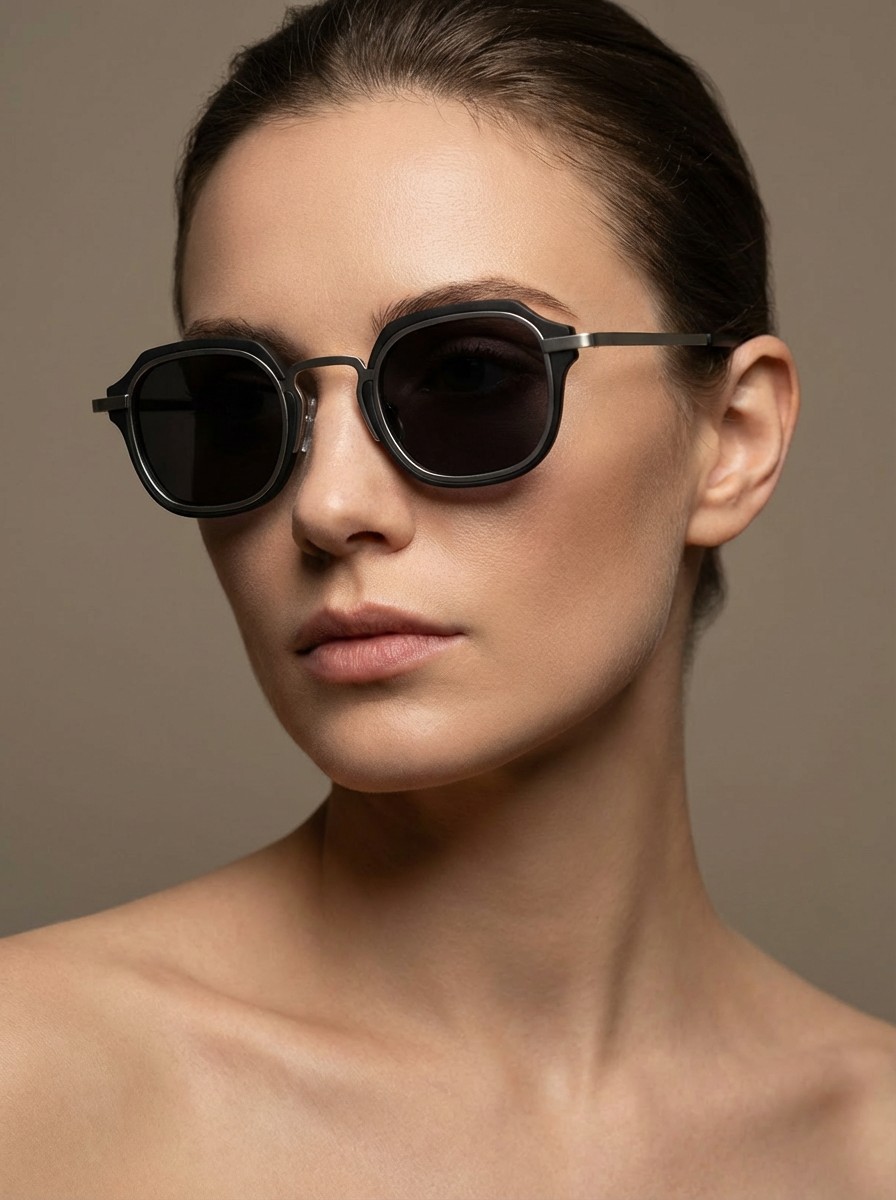 Haris Μαύρο Ασημί Γυαλιά Ηλίου