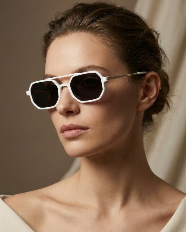 Cecilia Λευκά Γυαλιά Ηλίου