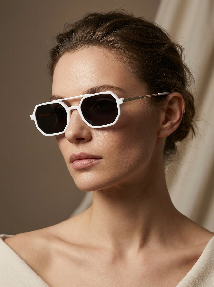 Cecilia Λευκά Γυαλιά Ηλίου