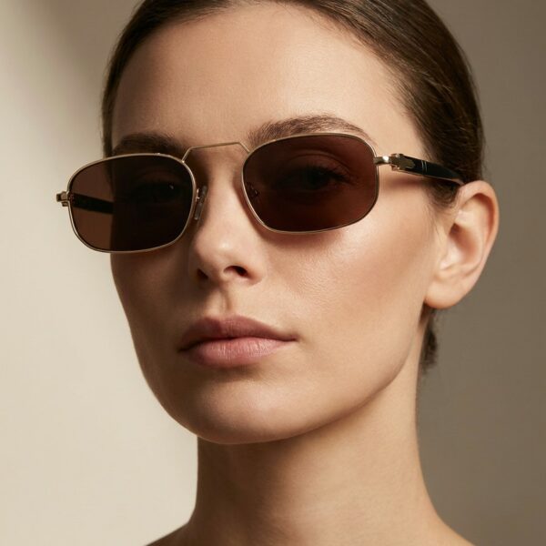 Lila Χρυσά Καφέ Γυαλιά Ηλίου