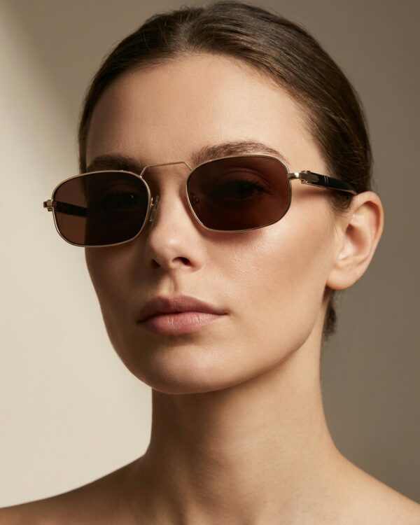Lila Χρυσά Καφέ Γυαλιά Ηλίου