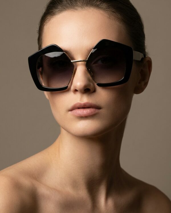 Glam Μαύρα Γυαλιά Ηλίου