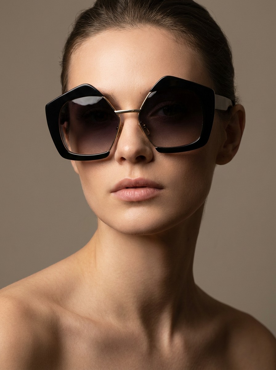 Glam Μαύρα Γυαλιά Ηλίου
