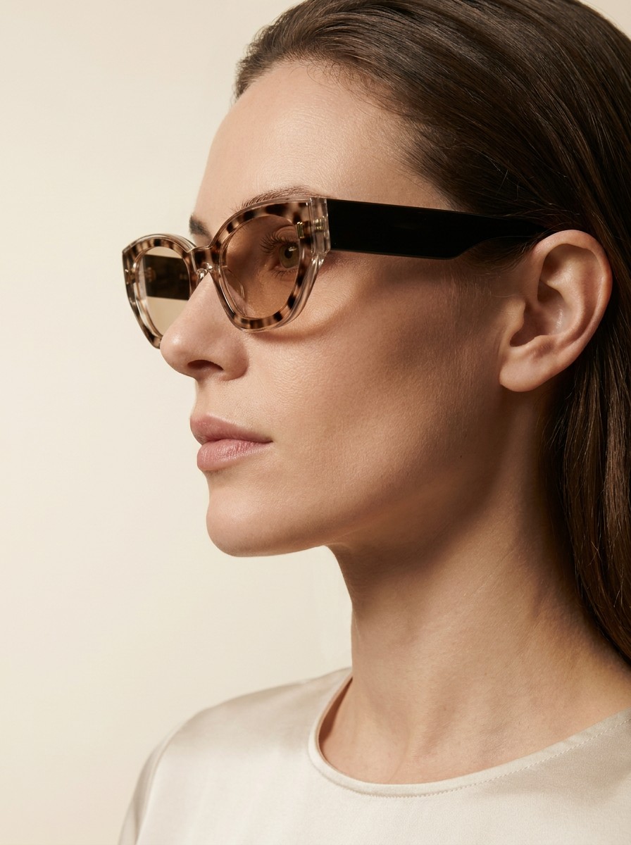 Laoura Μπεζ Ταρταρούγα Γυαλιά Ηλίου