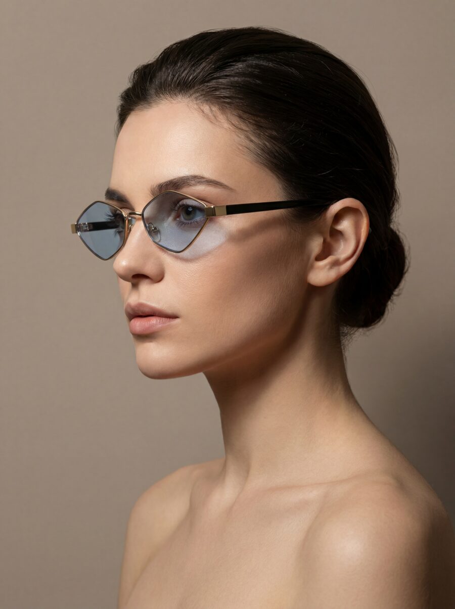 Gella Γαλάζιο Διάφανα Γυαλιά Ηλίου