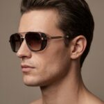 Geo Γυαλιά Ηλίου Καφέ Χάλκινο