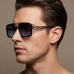 Erik Γυαλιά Ηλίου Μαύρο Μπλε