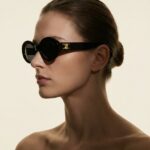 Dafni Μαύρα Οβάλ Γυαλιά Ηλίου
