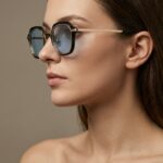 Haris Γαλάζια Διάφανα Γυαλιά Ηλίου