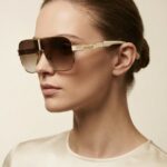 Gelka Κρεμ Καφέ Γυαλιά Ηλίου