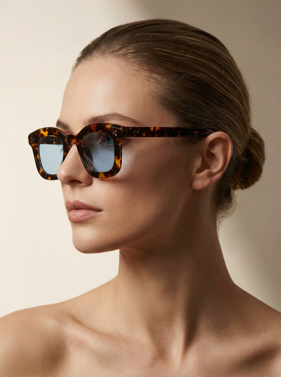 Stacy Γαλάζιο Διάφανα Γυαλιά Ηλίου