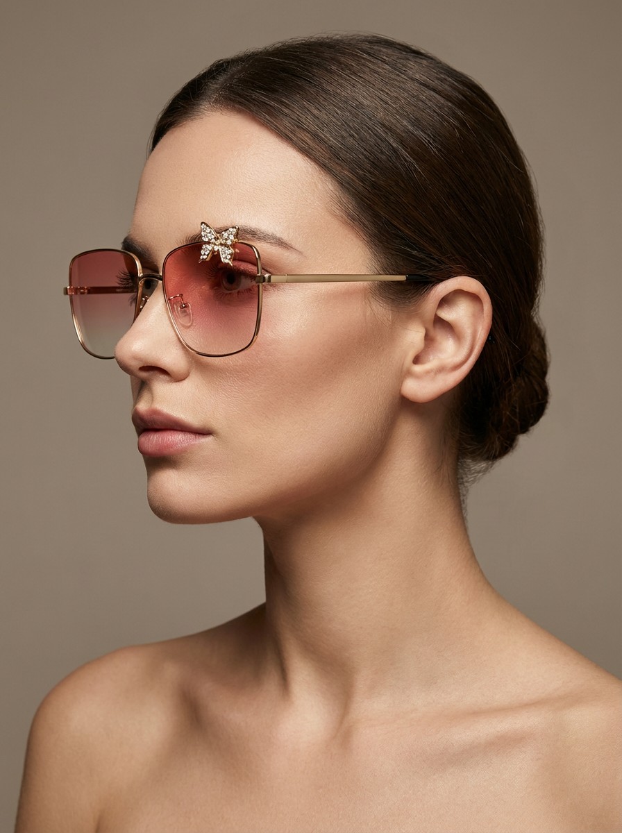 Dess Ροζ Διάφανα Γυαλιά Ηλίου