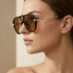 Dolores Μπεζ Διάφανα Γυαλιά Ηλίου