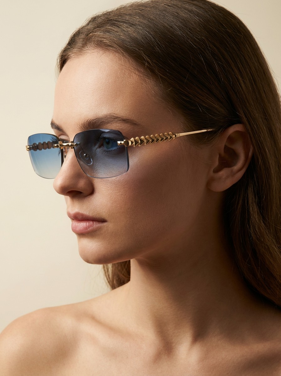 Tol Γαλάζιο Διάφανο γυαλί ηλίου