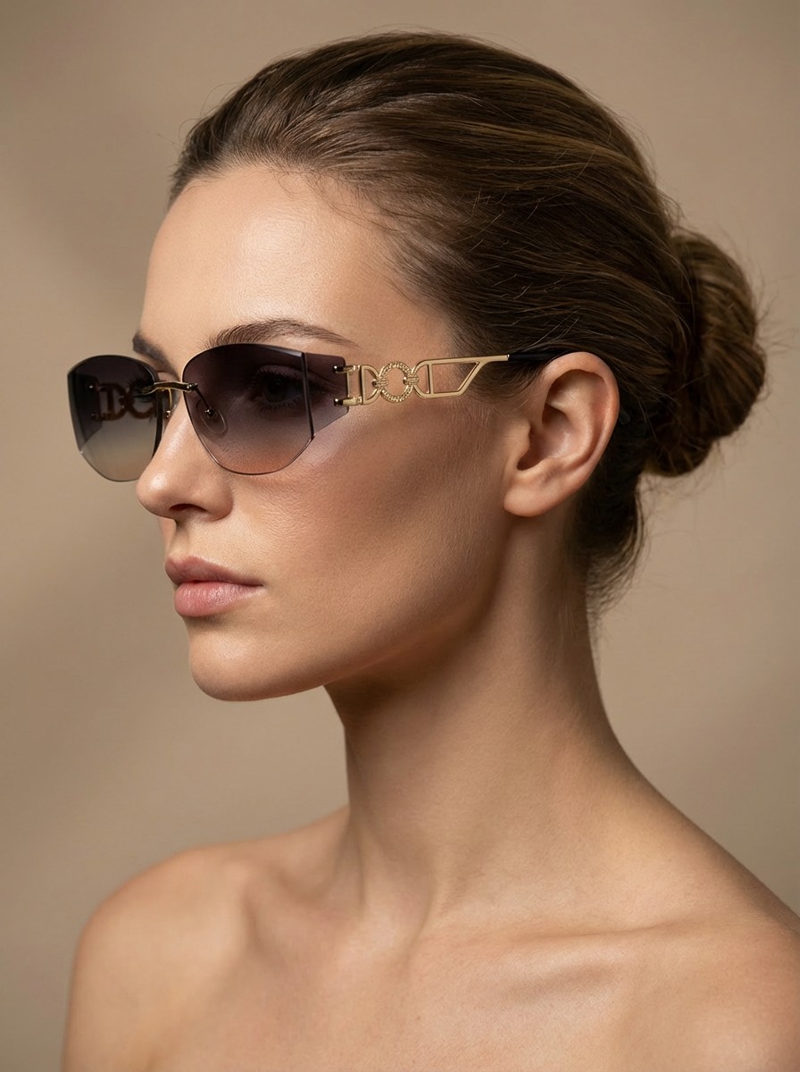 Marion Μαύρο Μπεζ Γυαλιά Ηλίου