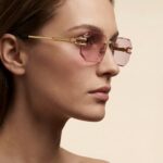 Leon Γυαλιά Ηλίου Ροζ Χρυσό