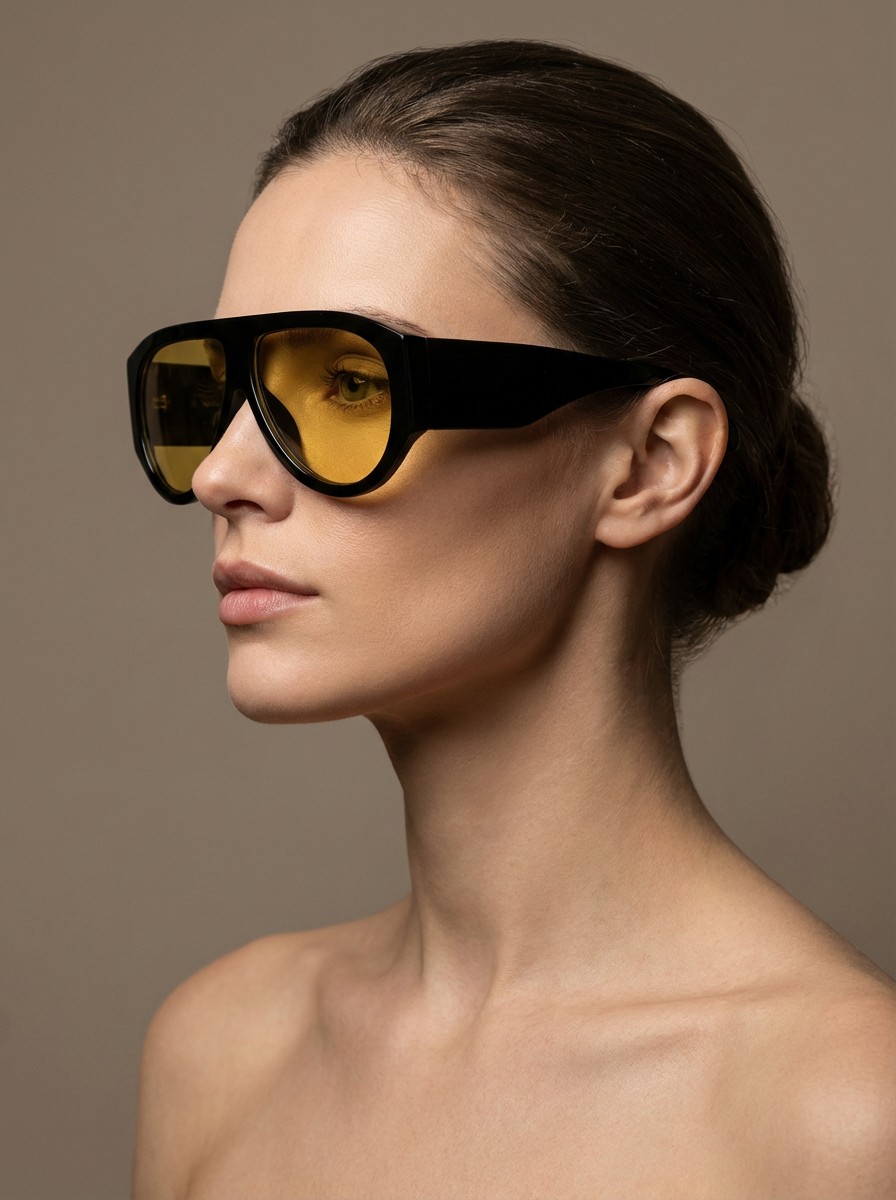 Dali Κίτρινα Διάφανα Γυαλιά ηλίου