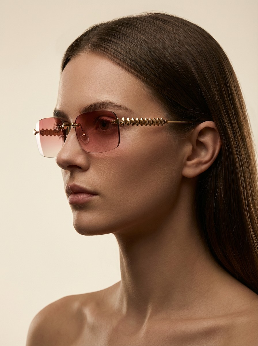 Tol Ροζ Διάφανο Γυαλί Ηλίου