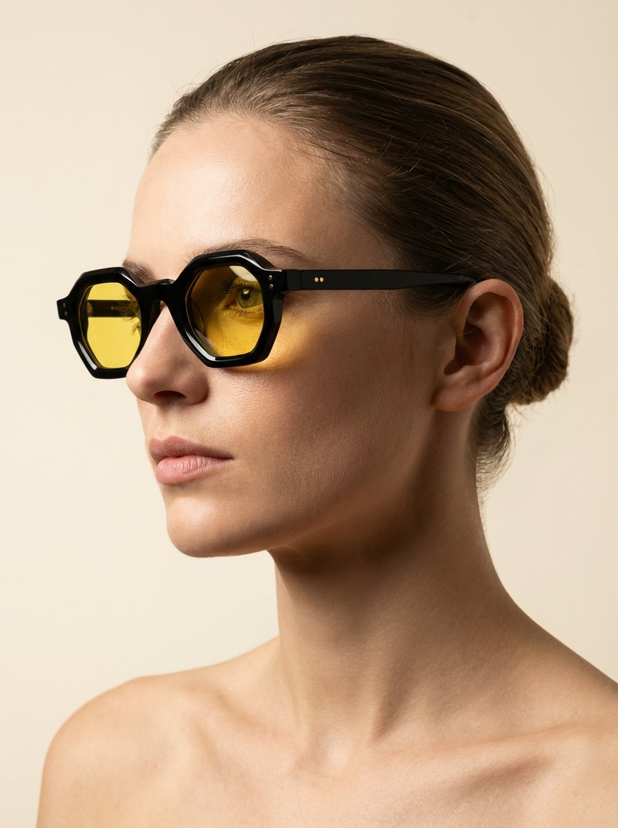 Den Μαύρο Κίτρινο Γυαλί Ηλίου