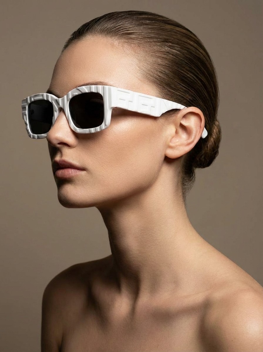 Chloe 3d Λευκά Γυαλιά Ηλίου