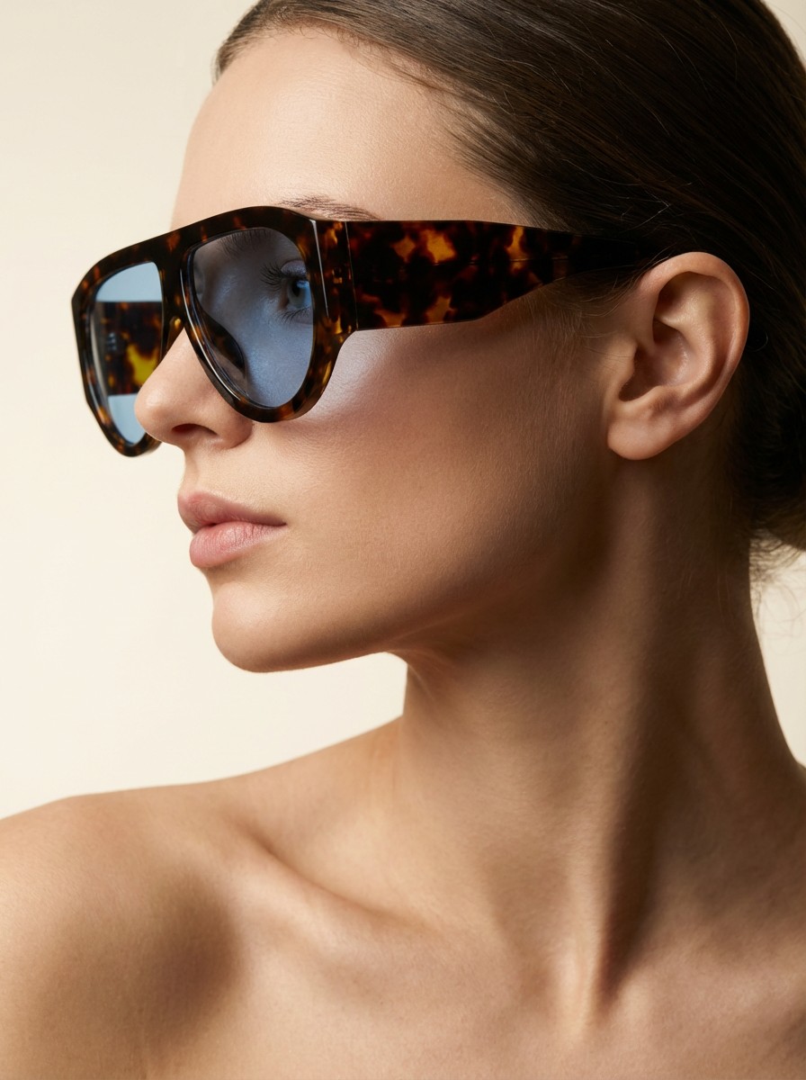 Dali Γαλάζια Διάφανα γυαλιά ηλίου