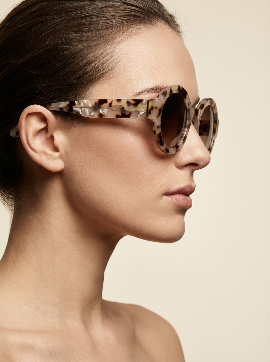 Asia Μπεζ Ταρταρούγα Γυαλιά ηλίου