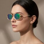 Cecilia Χρυσά Καθρέφτης Γυαλιά Ηλίου